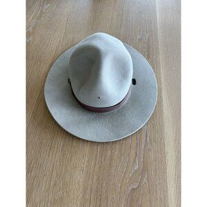 Stratton Light Gray Felt Vintage Men’s Hat 7 1/8 Texas Self Forming Made In USA